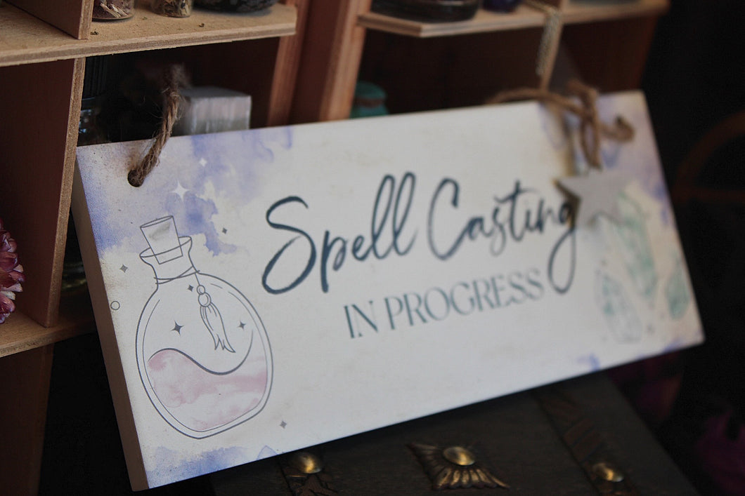 Spell Casting Sign