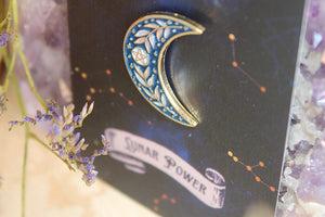 Lunar Power Pin Badge