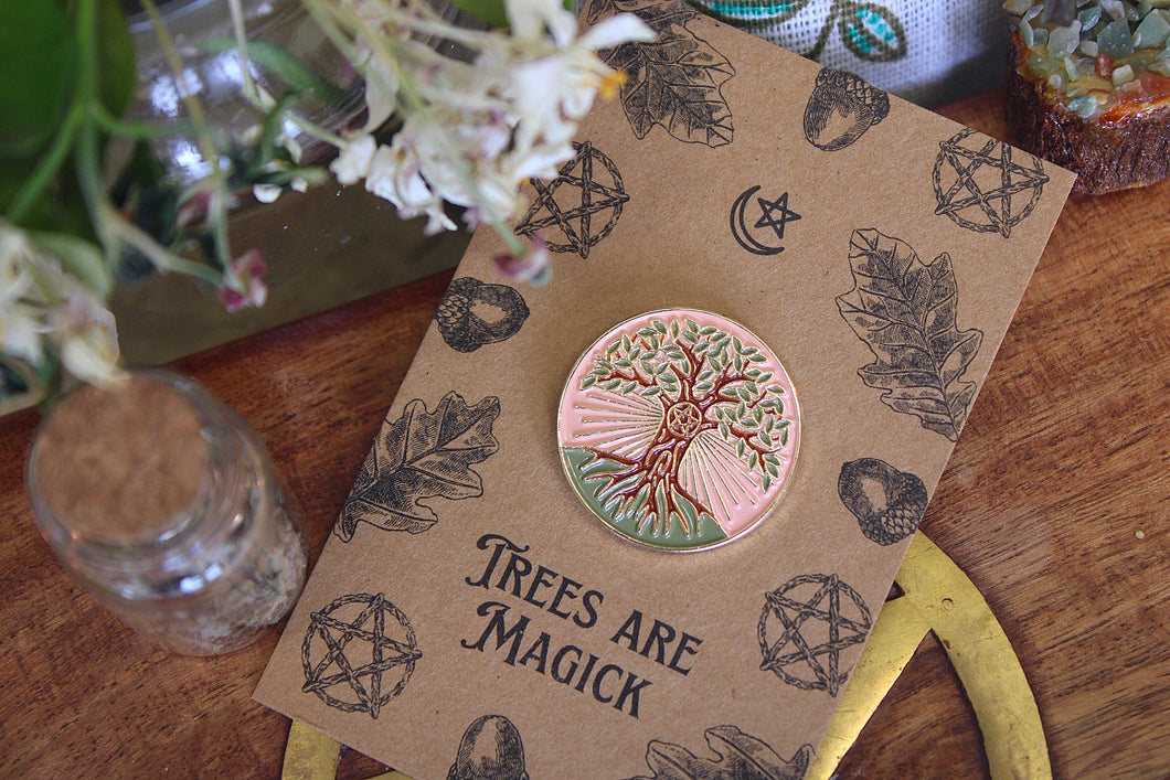 Tree of Life Pin Badge