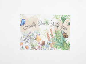 Growth Starts with You Art Card