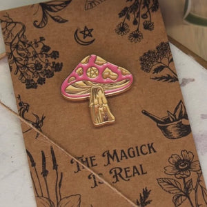 Mushroom Pin Badge
