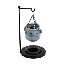 Load image into Gallery viewer, Cauldron Shaped Hanging Oil Burner with Stand