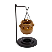 Load image into Gallery viewer, Cauldron Shaped Hanging Oil Burner with Stand