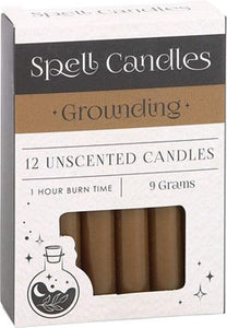 12 grounding spell candles
