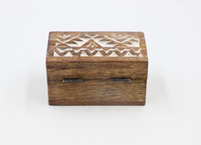 Load image into Gallery viewer, Wooden Magickal Crystal Storage Box