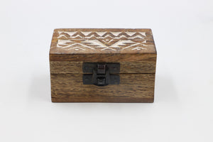 Wooden Magickal Crystal Storage Box