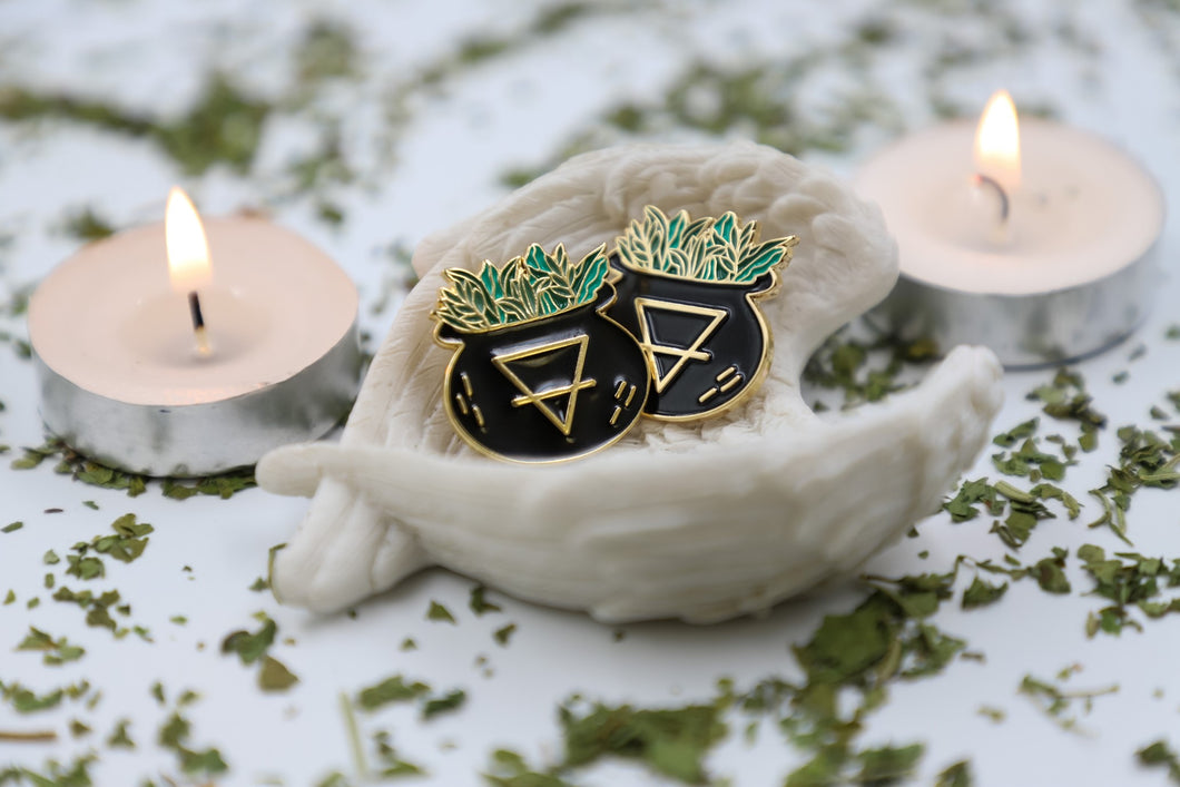 Earth Element Pin Badge