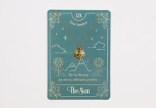 Load image into Gallery viewer, The Sun Tarot Necklace