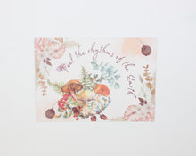 Load image into Gallery viewer, Feel the Rhythms of the Earth Art Card