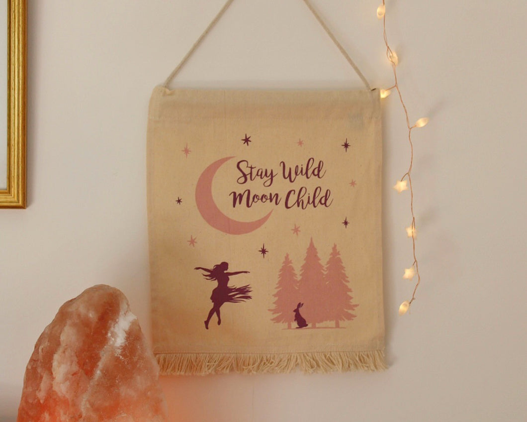 Stay Wild Moon Child Wall Hanging