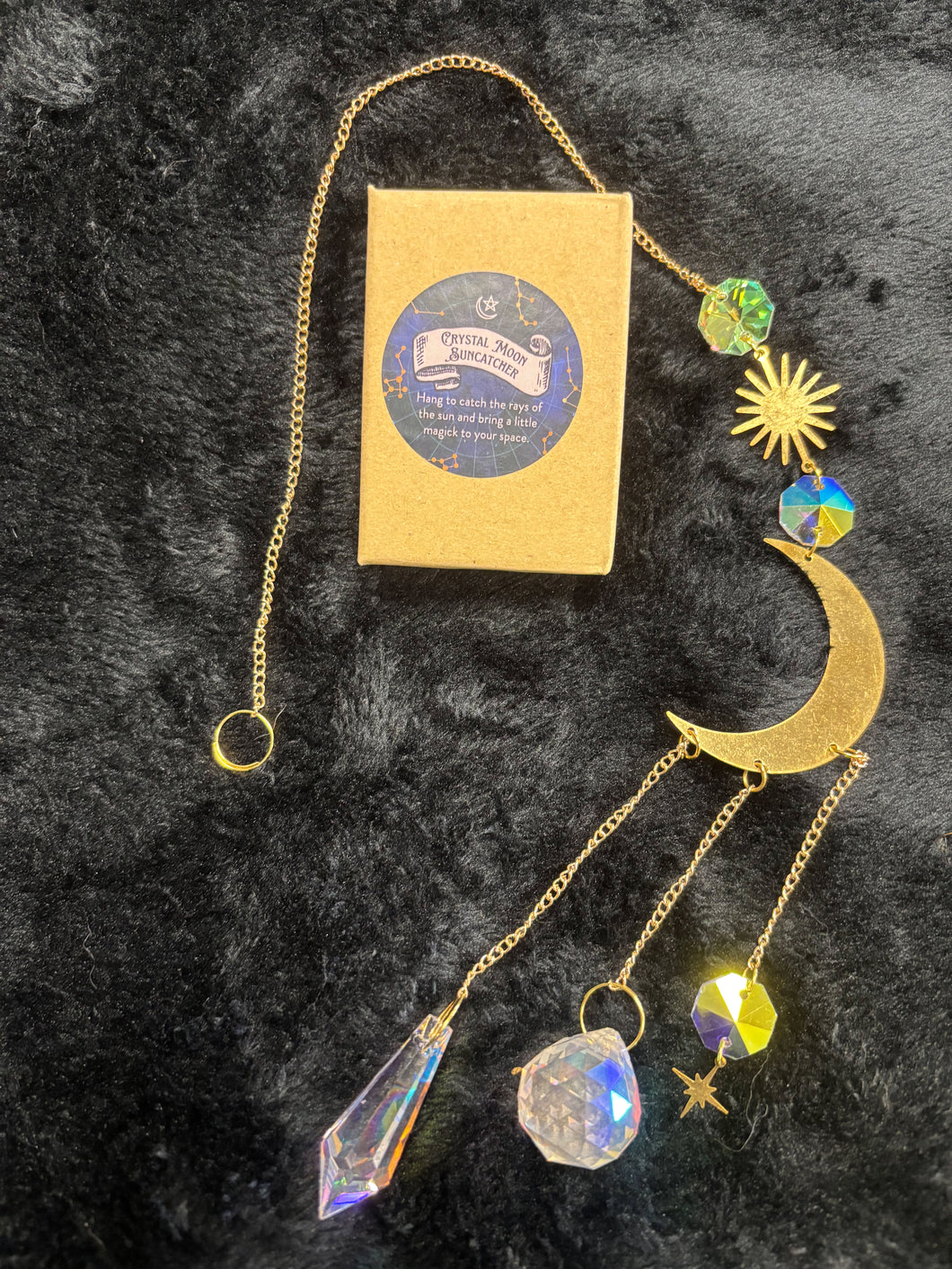 Crystal Moon Suncatcher
