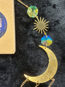 Crystal Moon Suncatcher