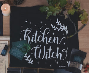 Kitchen Witch Cotton tote bag
