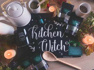 Kitchen Witch Cotton tote bag