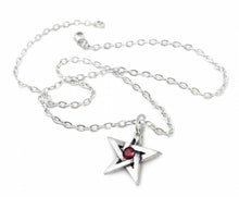 Load image into Gallery viewer, Crystal Pentagram Necklace